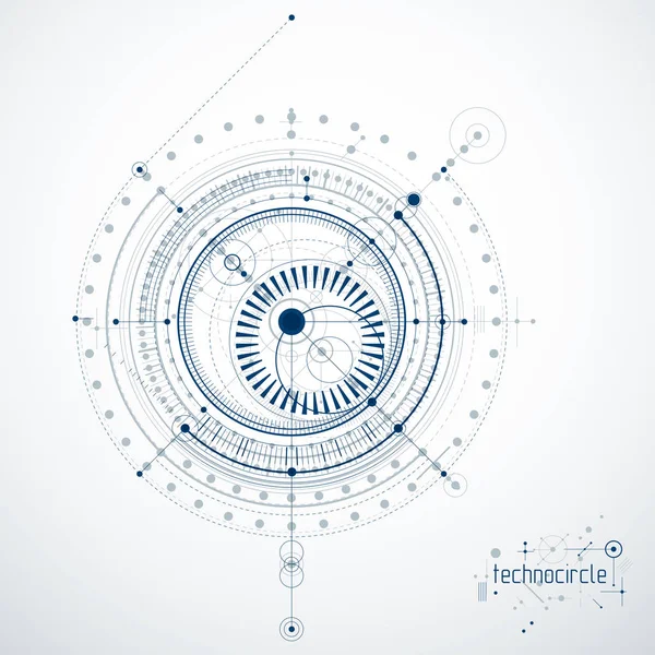 Tecnología Ingeniería Mecánica Fondo Abstracto — Archivo Imágenes Vectoriales