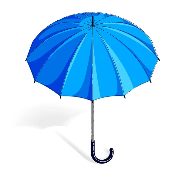 Umbrella Isolated White Background — Stock Vector