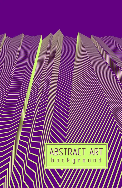 Fondo Lineal Abstracto Vector Artístico Líneas Geométricas Rítmicas Rectas Patrón — Vector de stock