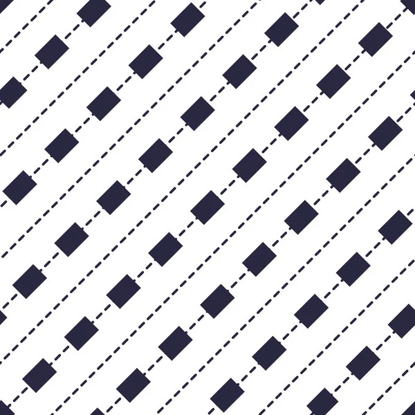 Minimales Lignes Pointillées Vectoriel Motif Sans Couture Fond Abstrait Conception — Image vectorielle
