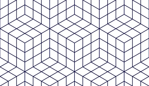 Cubos Geométricos Padrão Sem Costura Abstrato Fundo Vetor Tecnologia Estilo —  Vetores de Stock