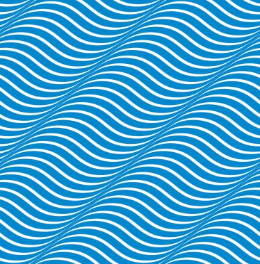 su akıntısı eğri çizgiler renkli tekrar sonsuz arka plan, mavi ritmik dalgaları vektör