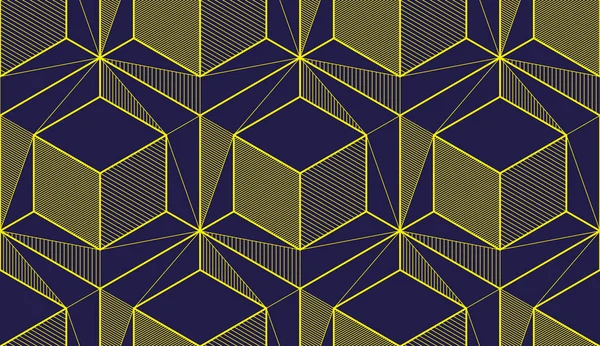 Geometrik küpleri seamless modeli, 3d vektör arka plan, çizim için sonsuz şekilde mühendislik teknolojisi stil soyut