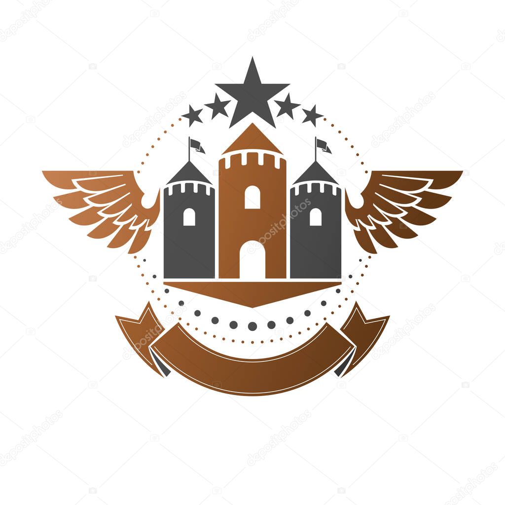 Vector illustration of Ancient Bastion emblem