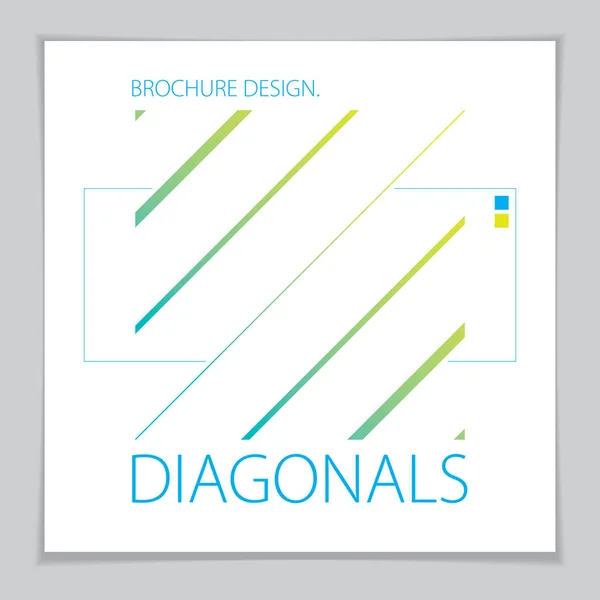 Fütüristik Broşür Grafik Tasarım Şablonu Vektör Geometrik Desen Arka Plan — Stok Vektör