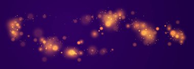 Bulanık ışıklar vektör soyut arkaplan, karanlık sanatsal duvar kağıdı