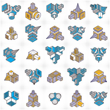 Soyut şekil mühendislik, vektörel çizimler ayarla