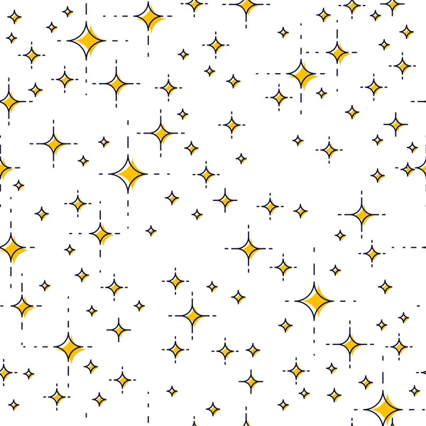 Fondo Inconsútil Espacial Con Estrellas Galaxia Descubierta Tejido Textil Fantástico — Vector de stock