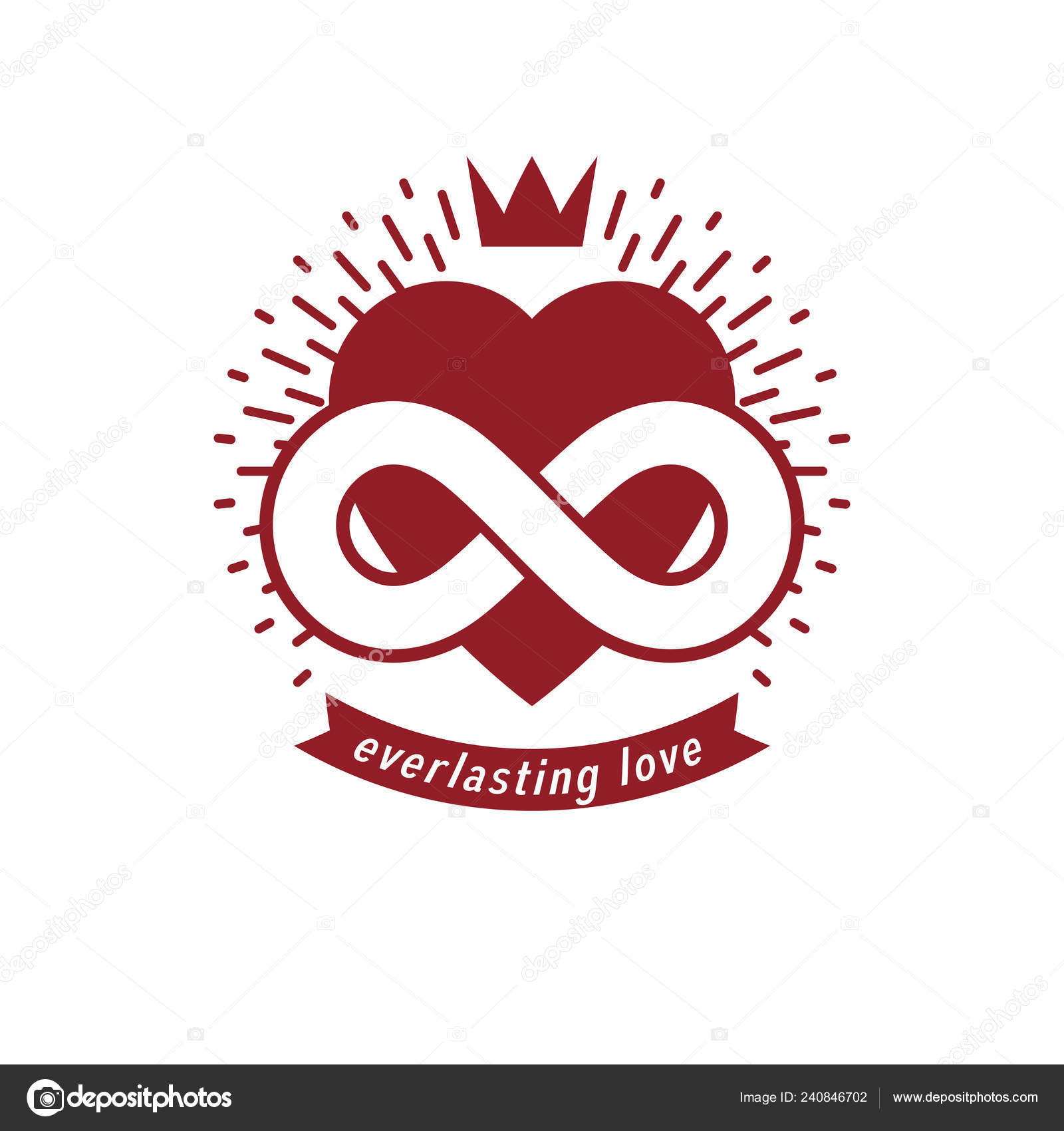 영원한 스톡 벡터 - ©Ostapius 240846702, image size:1600x1700