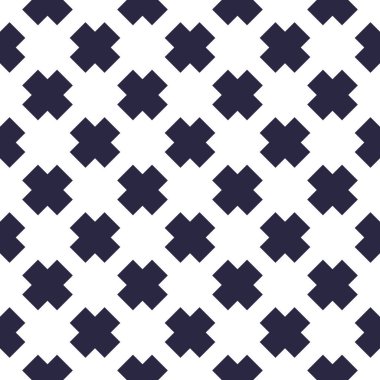 X sorunsuz minimalist arka plan, en az basit geometrik desen haçlar