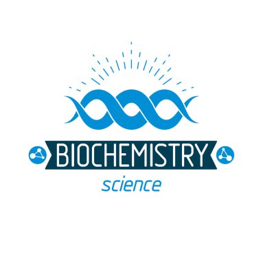 insan Dna, çift sarmal, Biyomühendislik ve genetik kavramsal logosunun modeli