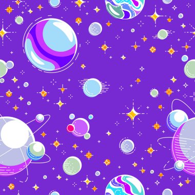 Roketler ve gezegenlerin sorunsuz alan arka plan