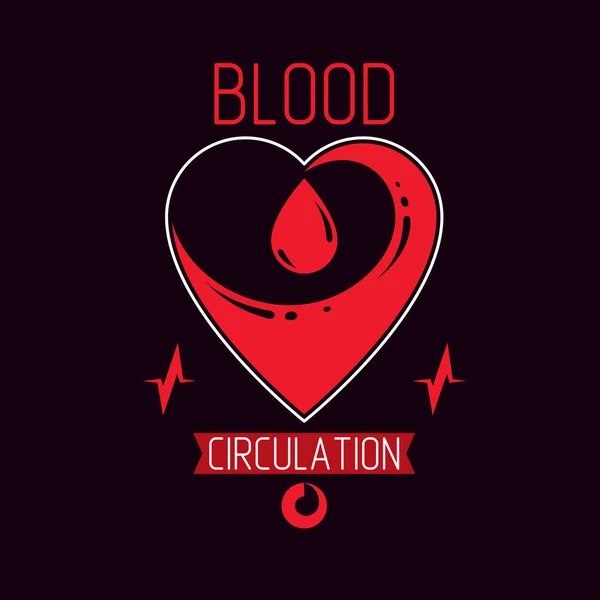 Medische Thema Grafisch Logo Voor Gebruik Charitatieve Organisaties — Stockvector