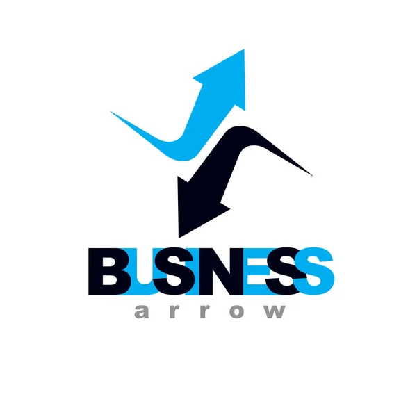 Logo Innovación Empresarial Aislado Sobre Fondo Blanco — Vector de stock
