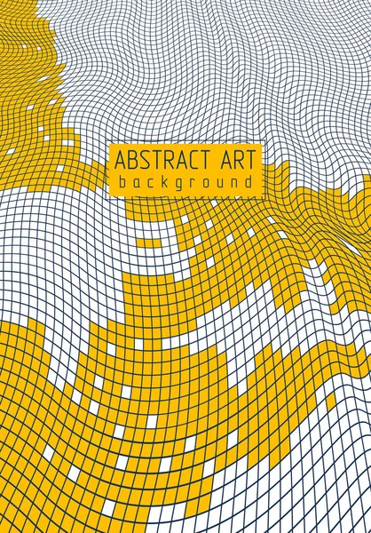 Arte Minimalista Geométrico Hermosa Ilustración Dimensional Mosaicos — Archivo Imágenes Vectoriales