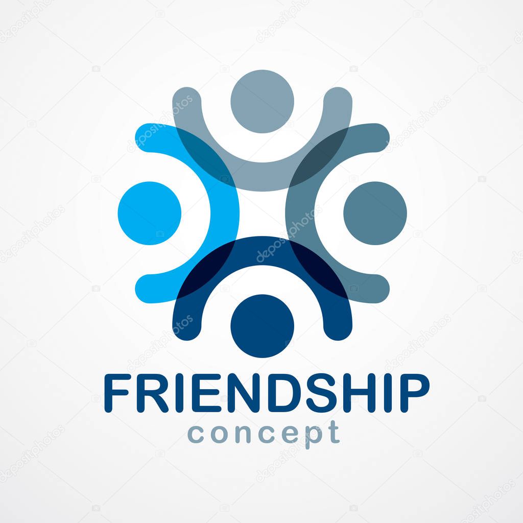 Teamwork businessman unity and cooperation concept