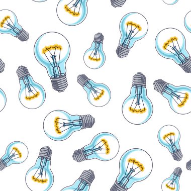 Ampuller pürüzsüz arkaplan, yaratıcı fikirler konsepti, yaratıcılar veya tasarımcılar için web sitesi, vektör duvar kağıdı veya web sitesi arka planı.