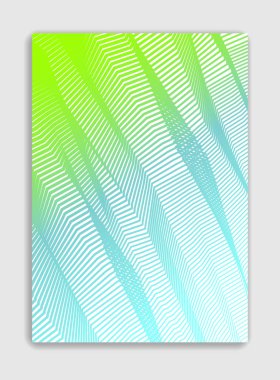 Sanat vektör minimalist modern broşür tasarımı satır, depo kapağı