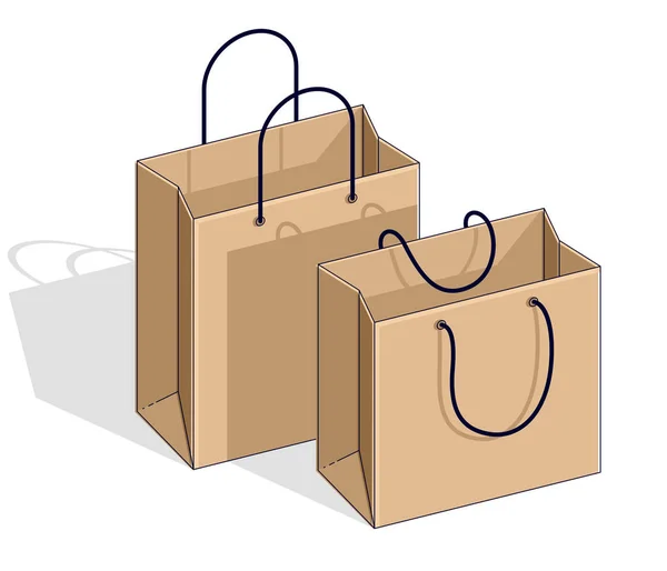 Sacs à provisions grande vente, vente, vente au détail, Black Friday discount , — Image vectorielle