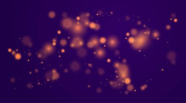 Bulanık ışıklar arka plan, karanlık sanatsal wallpap vektör