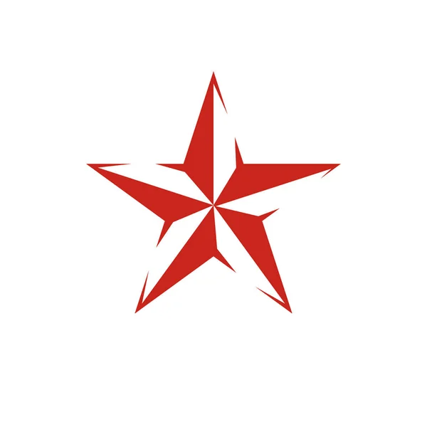 Vektor stjärna illustration som symbol för framgång. Kan användas för en — Stock vektor