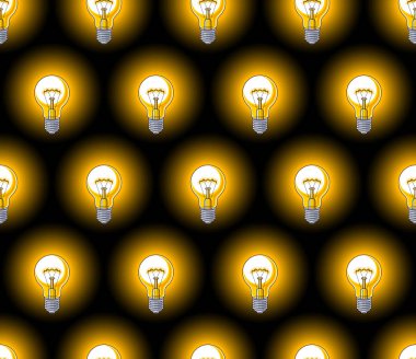 Ampulleri sorunsuz arka plan, yaratıcı fikirler web sitesi kavramı,