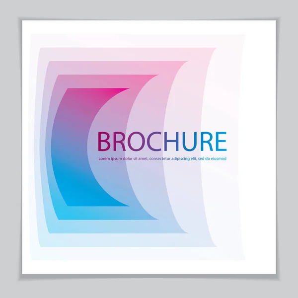 Moderna Minimal Mall Broschyr Broschyr Affisch Vector Geometriska Abstrakt Bakgrund — Stock vektor