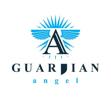 Kutsal Ruh grafik vektör logo kullanılmak üzere eğitim ve dini kuruluşlar.