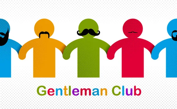 Man day international holiday, gentleman club, male solidarity c
