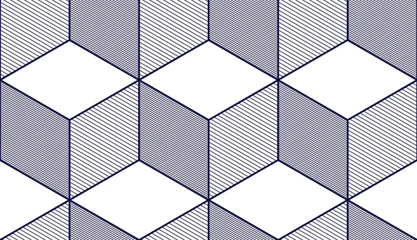 Cubes Géométriques Motif Abstrait Sans Couture Fond Vectoriel Technologie Style — Image vectorielle