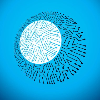 Vektör teknolojisi cpu tasarım dairesel mikroişlemci şemalı