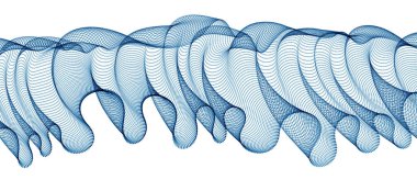 Rüzgarda dinamik dalga saydam tül tekstili, parçacıklar akışı, 