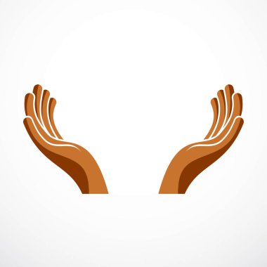 Bakım, ihale ve insan elleri vecto savunan Elleri koruma