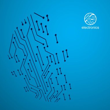 Vektör devre kartı teknolojisi de elektronik bileşenleri ile