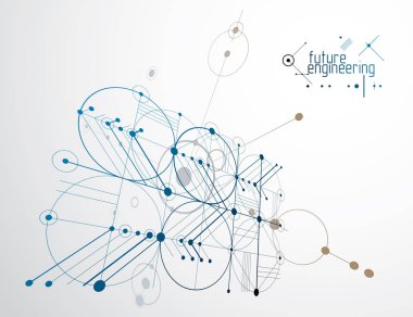 Mühendislik teknoloji vektör duvar kağıdı çevrelerin ve li ile yapılmış