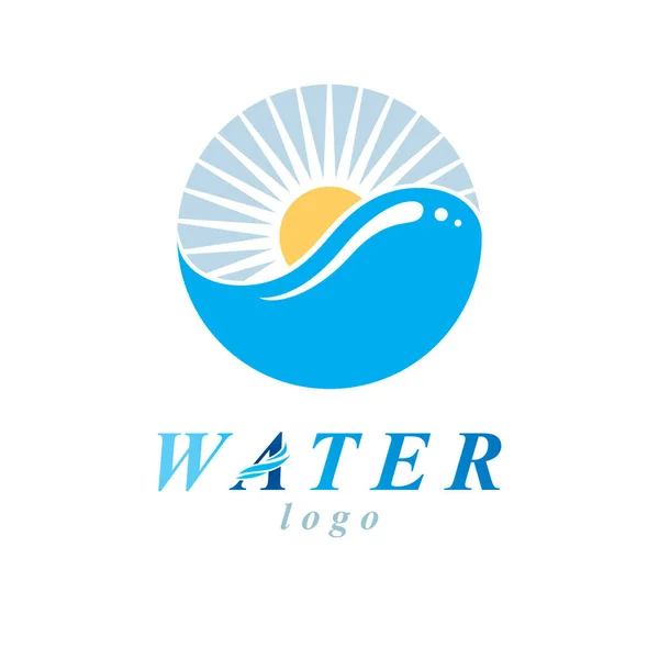 Логотип вектора циркуляции воды по всему миру для использования в спа и ресо — стоковый вектор
