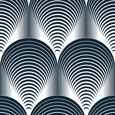 Satırları geometrik seamless modeli soyut, tekrar sonsuz vektör