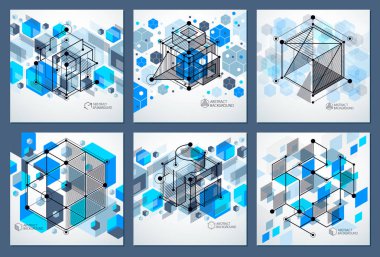 Mühendislik teknolojik mavi vektör 3d duvar kağıtları zekâ yapılan ayarlayın