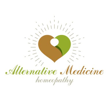 Kalp şekli vektör sembolü sağlık merkezi abstrac olarak kullanılabilir