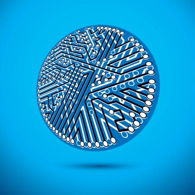 Vektör mikroçip tasarımı, cpu. Bilgi iletişim technolo