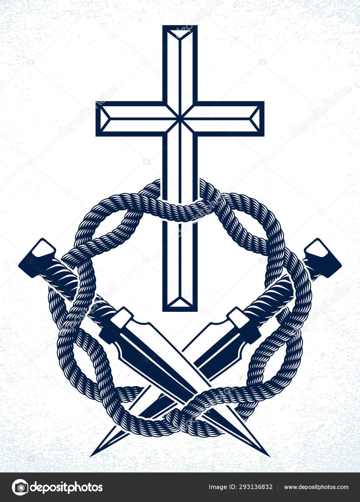 기독교 십자가 문신 Ambigram, 장식, 단색화, 대칭, 십자가 png | PNGWing, image size:1221x1700