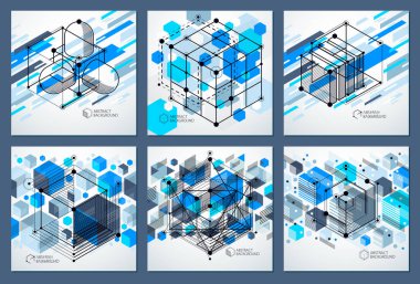 Mühendislik teknolojisi vektör mavi duvar kağıtları 3d c ile yapılan ayarlayın