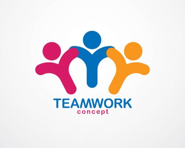 İle oluşturulan ekip çalışması işadamı birlik ve işbirliği kavramı 