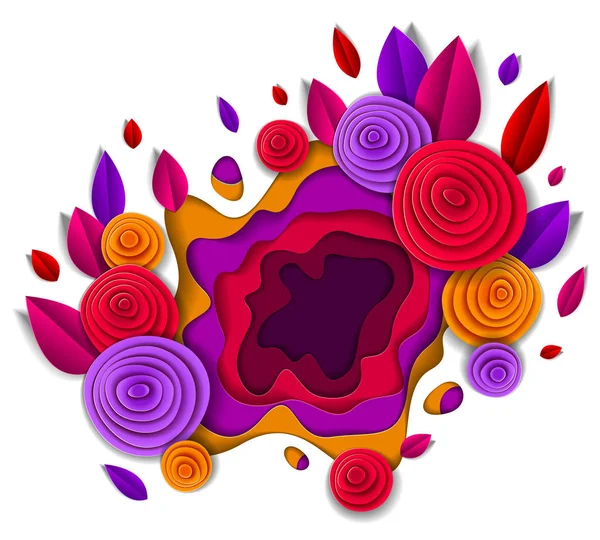 Herfst bloemen en laat mooi ontwerp, vector illustratie — Stockvector