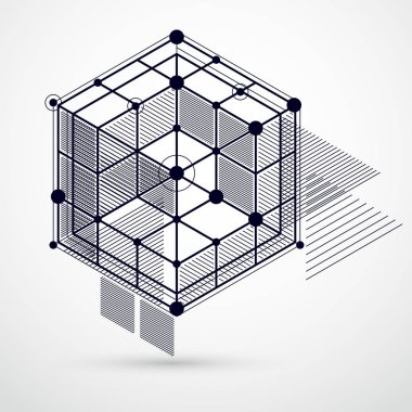 Geometrik elem çeşitli yaratıcı geometrik sanat