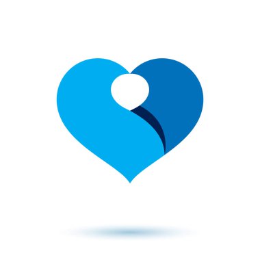 Deniz dalgası sıçrama vektör logotürü. Dünya su günü teması. Çevresi