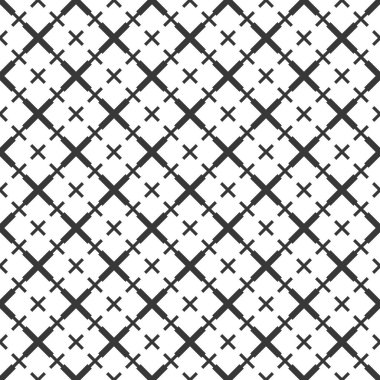 Dikişsiz çapraz çizgiler geometrik desen, soyut minimal vecto