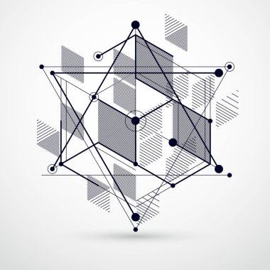 Geometrik elem çeşitli yaratıcı geometrik sanat