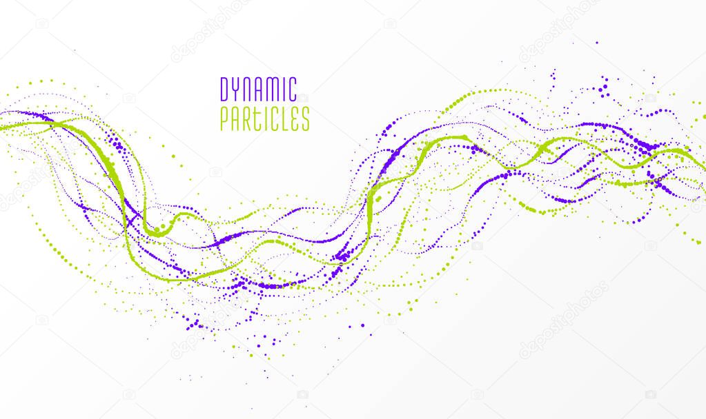 Particle Flow Array Colorful 302911106 - WDRFree Vector illustration of Particle Flow Array Colorful 302911106
