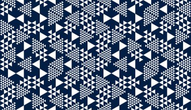 Dikişsiz küpler vektör arka plan, eşkenar dörtgen ve üçgen kutuları re